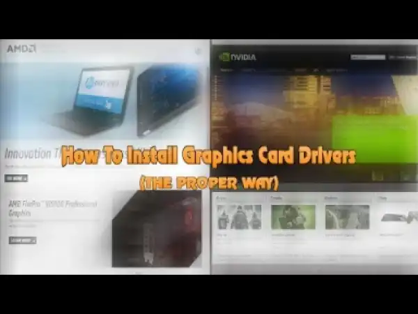 Video: How To Install GPU Drivers PROPERLY!